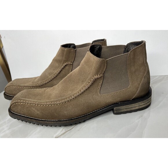 Gordon Rush Chelsia Boots Double Gore Suede Leather Men Sz 12